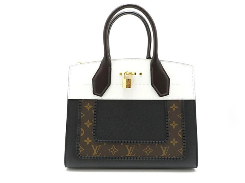LOUIS VUITTON Bag Shoulder City Steamer Calfskin Monogram